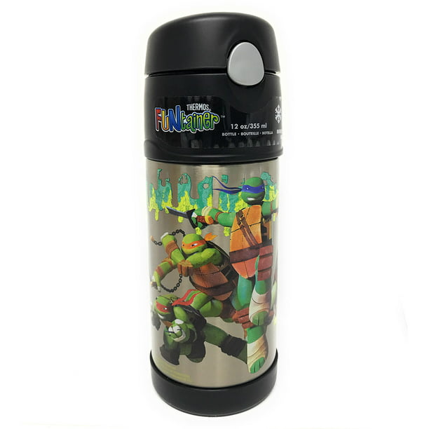 12 Ounce Thermos Teenage Mutant Ninja Turtle Stainless Steel Funtainer Hydration Bottle